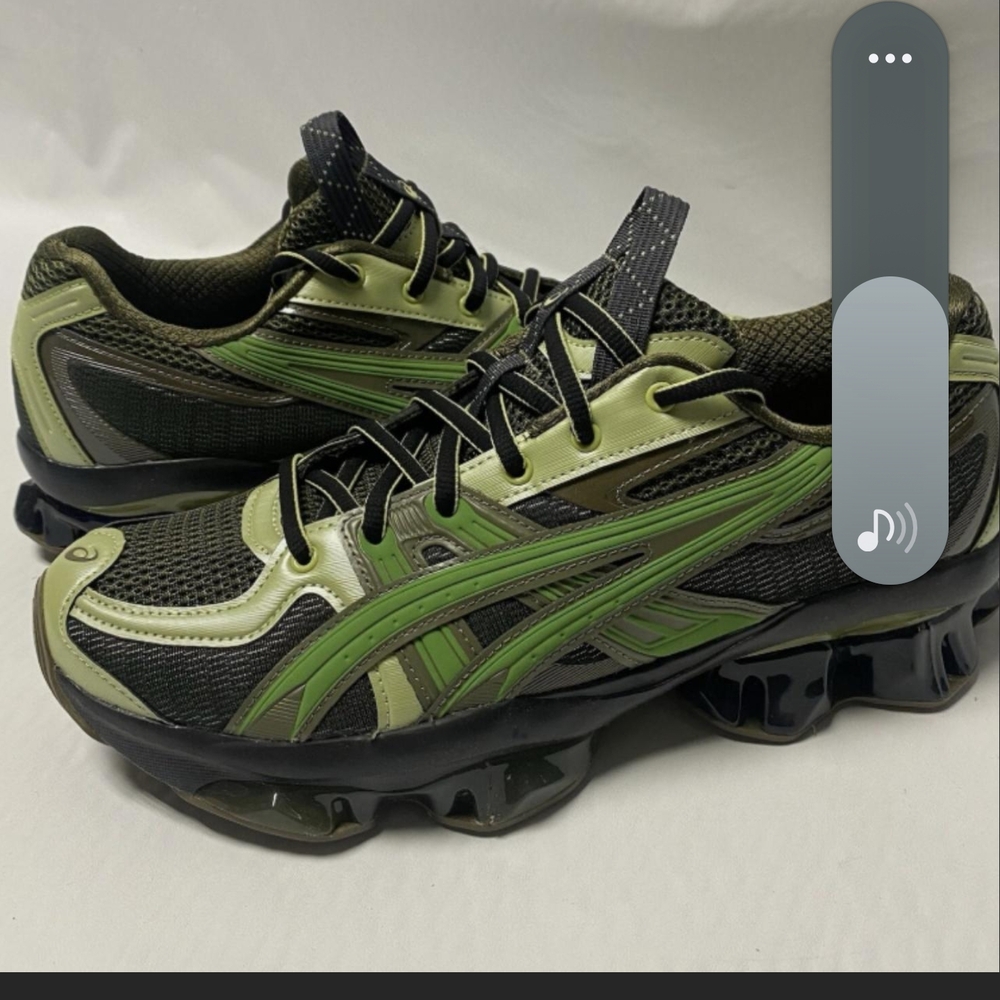 ASICS Men's Kinetic Kiko Kostadinov Green and Black Running Shoes